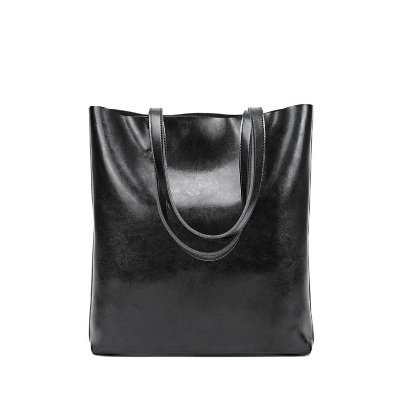 Nine Seven Genuine Leather Over the Shoulder Bags for Women Handmade Zip Up Large Capacity Bag