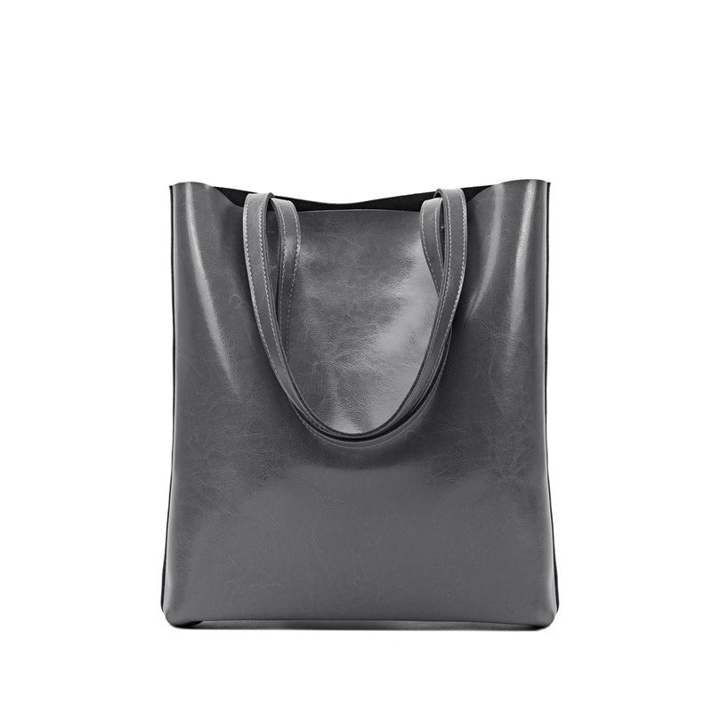 Nine Seven Genuine Leather Over the Shoulder Bags for Women Handmade Zip Up Large Capacity Bag