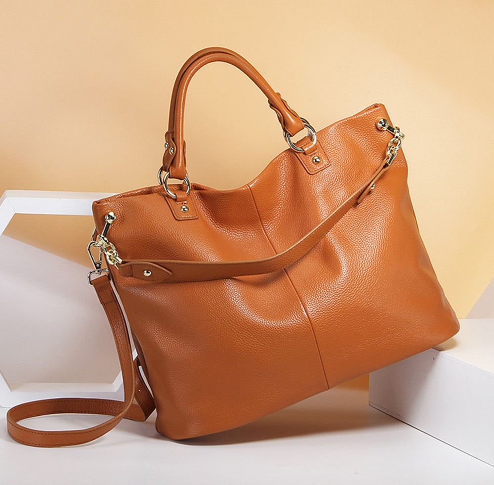 Nine Seven Women's Handmade Satchel Handbags Shoulder Hobo Bag Soft Genuine Leather Ladies Messenger Crossbody Totes with Zip Inner Pocket