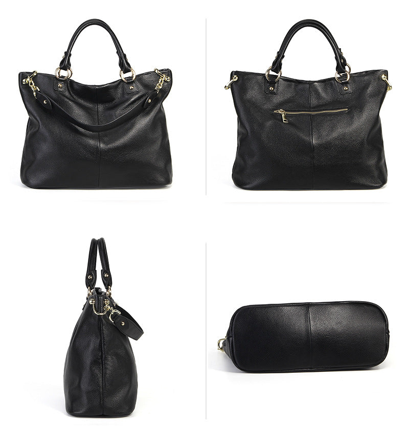 Nine Seven Women's Handmade Satchel Handbags Shoulder Hobo Bag Soft Genuine Leather Ladies Messenger Crossbody Totes with Zip Inner Pocket