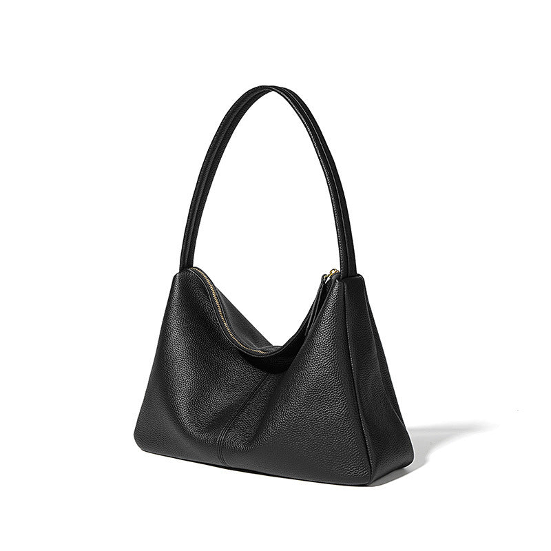 Nine Seven Genuine Leather Shoulder Bags Handbag Handmade Zip Up Tote for Women