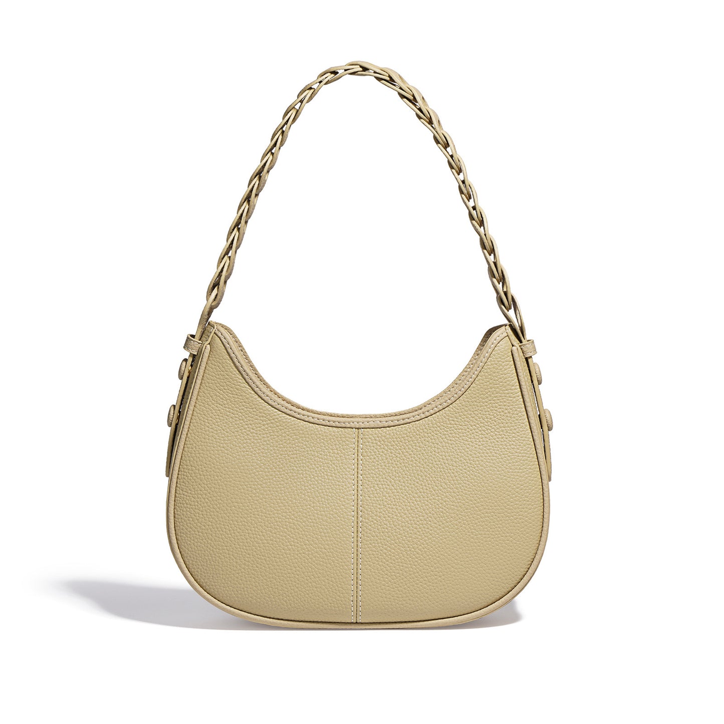 Nine Seven Genuine Leather Women's Shoulder Bags Solid Color Tote Handbag