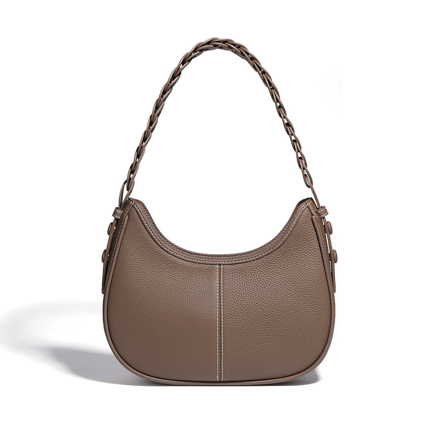 Nine Seven Genuine Leather Women's Shoulder Bags Solid Color Tote Handbag