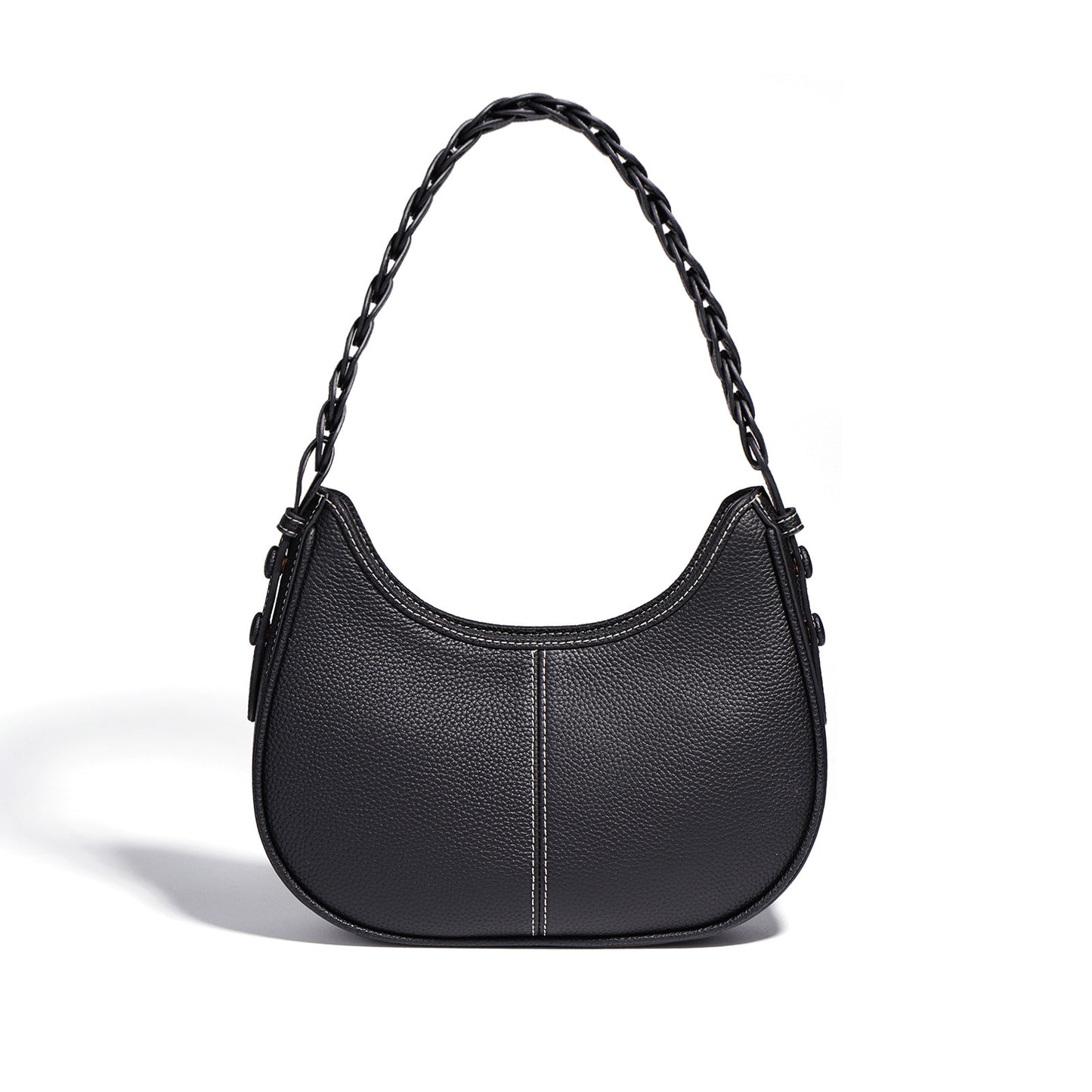 Nine Seven Genuine Leather Women's Shoulder Bags Solid Color Tote Handbag