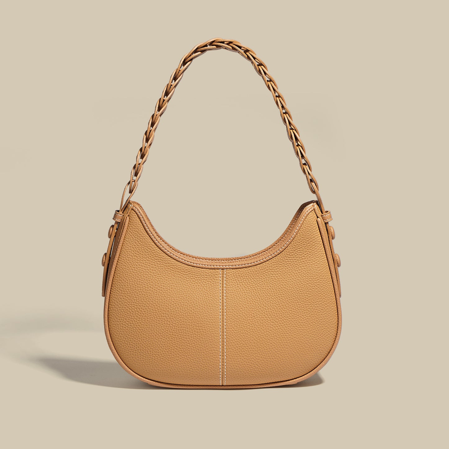 Nine Seven Genuine Leather Women's Shoulder Bags Solid Color Tote Handbag