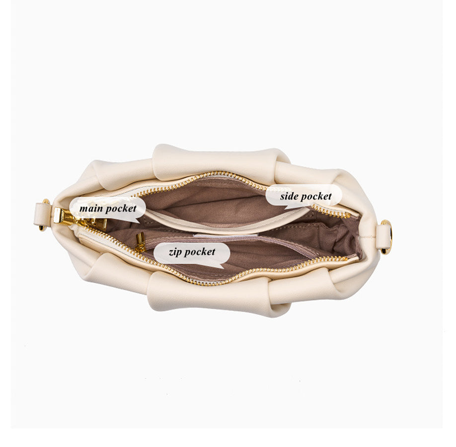 Nine Seven Genuine Leather Women's Handmade Clutches Summer Light Colors Crossbody Bags