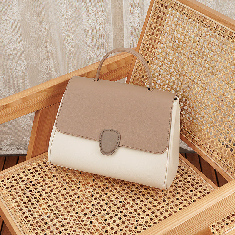 Nine Seven Tote Genuine Leather Women's Handmade Assorted Colors Handbag Side Zip Up Pocket Crossbody Shoulder Bags