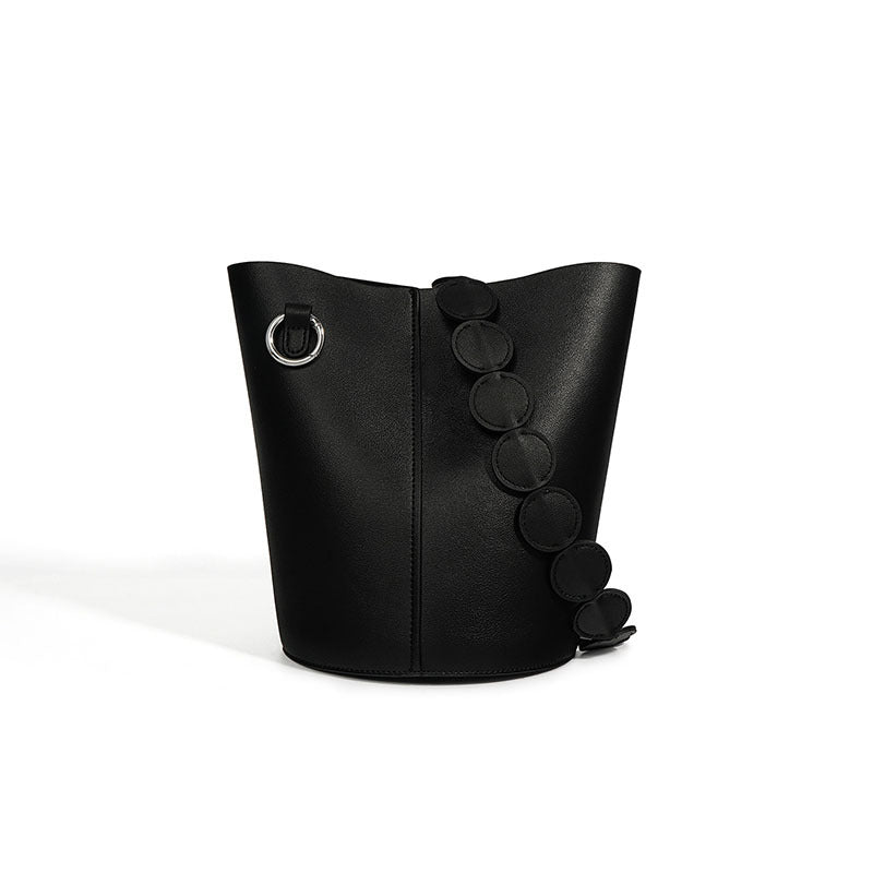 Nine Seven Women's Shoulder Bags Genuine Leather Handmade Designed Adjustable Strap Solid Color Office Shopping Daily Bag