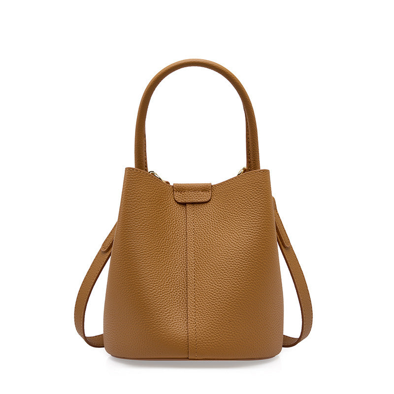Nine Seven Women's Handmade Genuine Leather Tote Handbag Crossbody Shoulder Bags Bucket Satchels