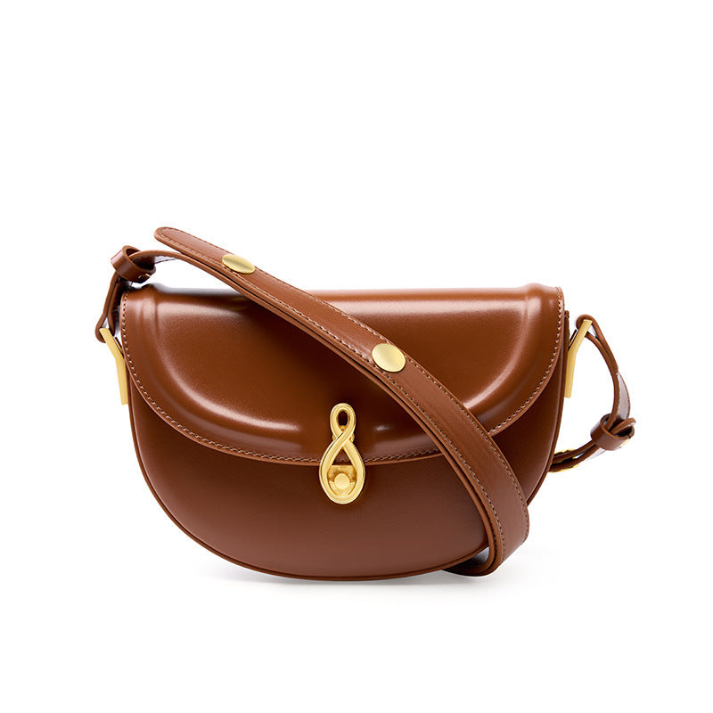 Nine Seven Handmade Genuine Leather Shoulder Bag for Women Ladies Simple Design Cell Phone Purse Crossbody Bags
