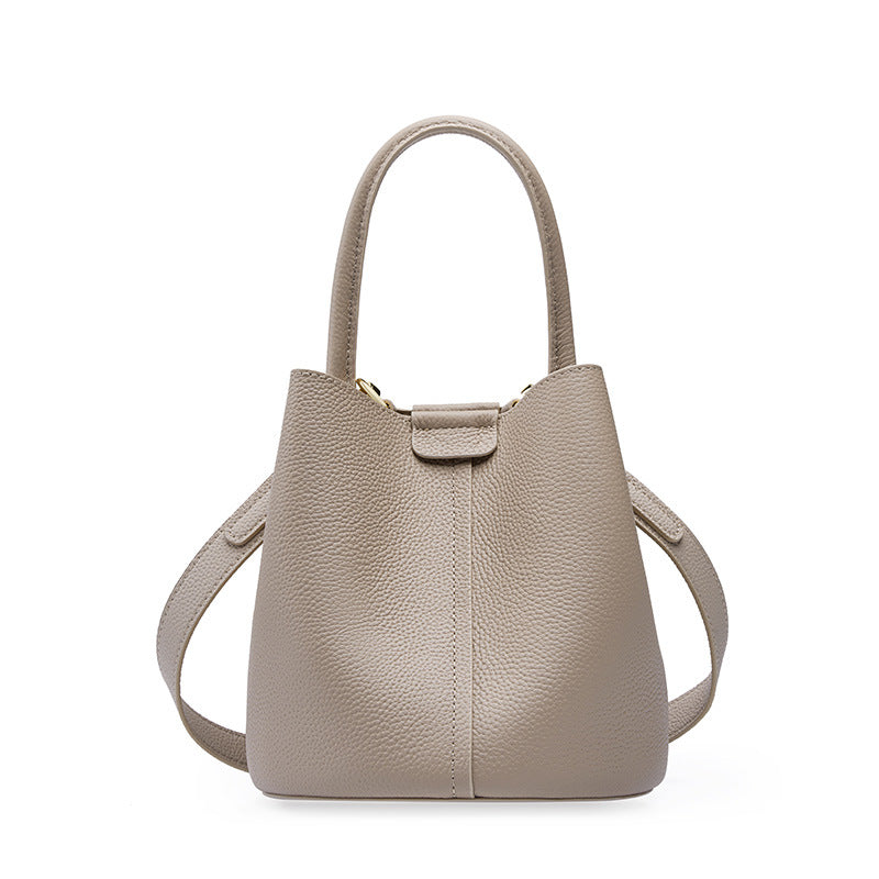 Nine Seven Women's Handmade Genuine Leather Tote Handbag Crossbody Shoulder Bags Bucket Satchels