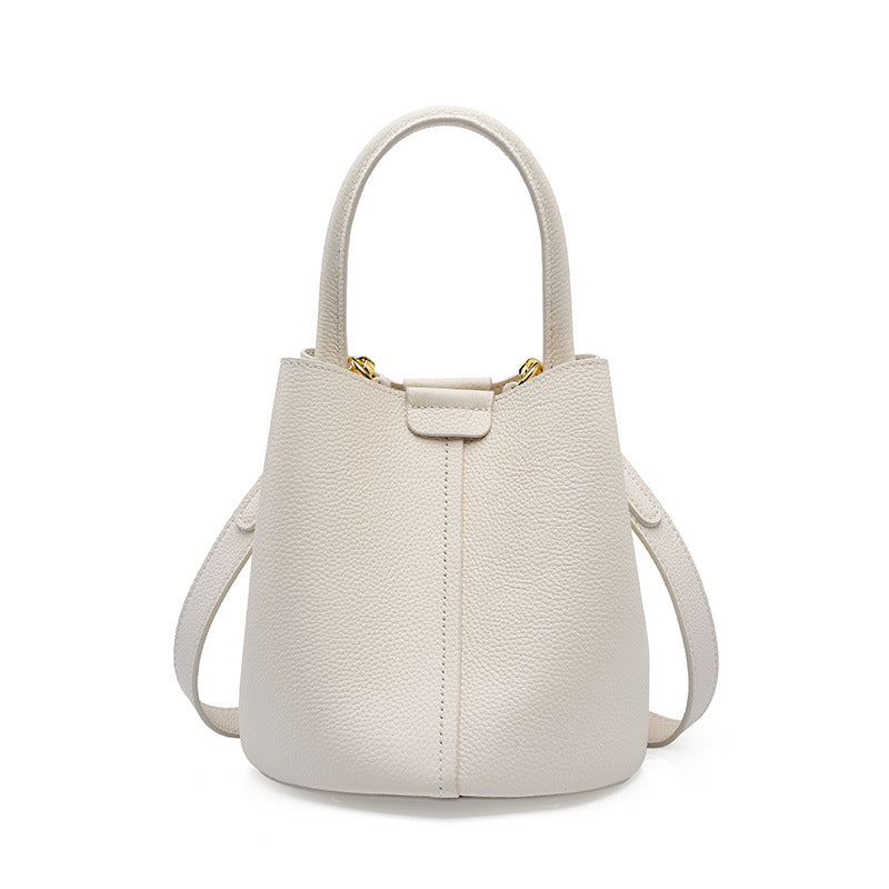 Nine Seven Women's Handmade Genuine Leather Tote Handbag Crossbody Shoulder Bags Bucket Satchels