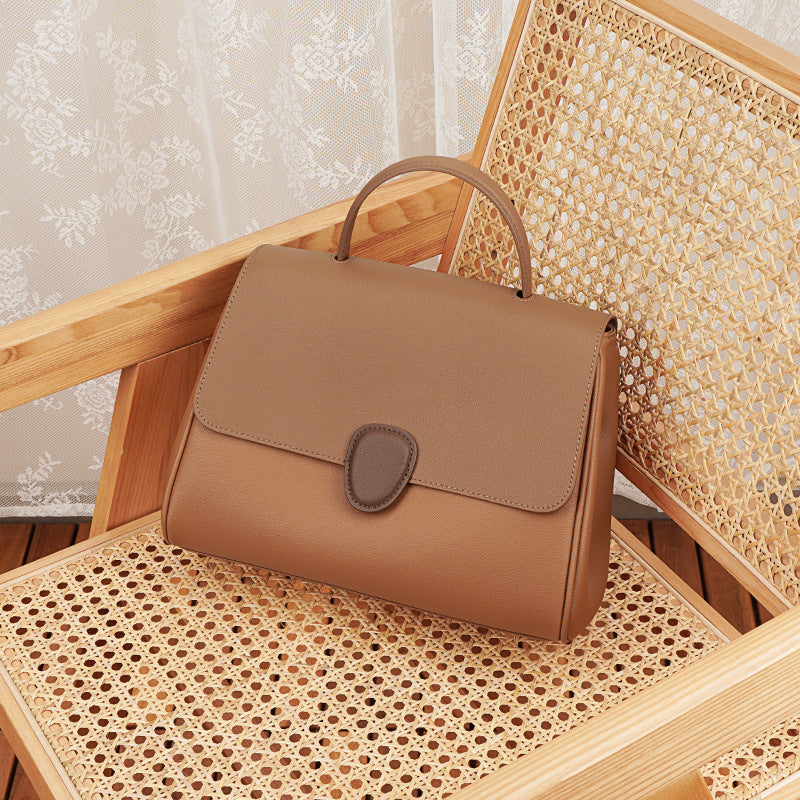 Nine Seven Tote Genuine Leather Women's Handmade Assorted Colors Handbag Side Zip Up Pocket Crossbody Shoulder Bags