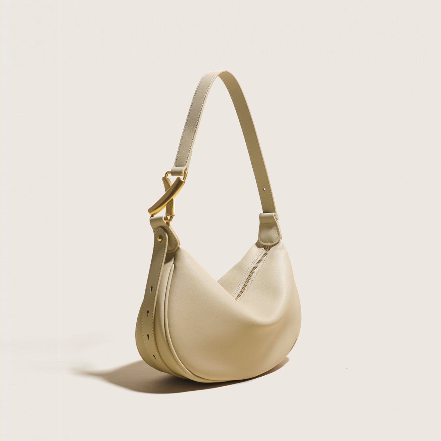 Nine Seven Genuine Leather Women's Shoulder Bags with Zip Up Large Capacity Hobo Handbag