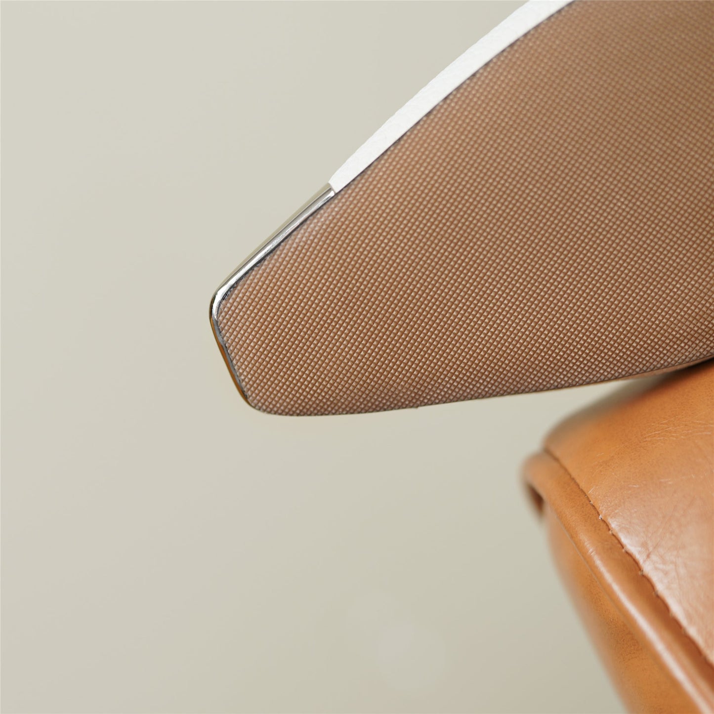 Nine Seven Women's Genuine Leather Handmade Cap-Toe Spool Heel Slip On Loafer Pumps Shoes