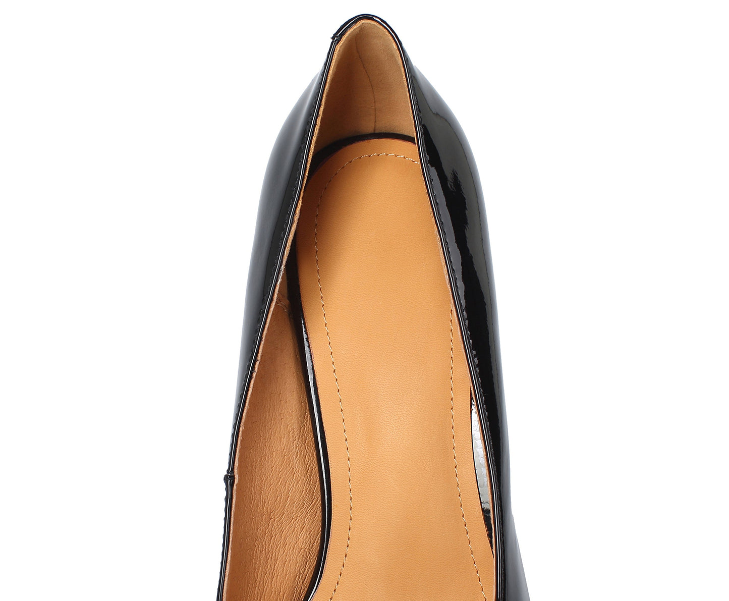 Nine Seven Women's Handmade Glossy Patent Leather Pointed Toe Sexy Stiletto Heel Pumps with Platform