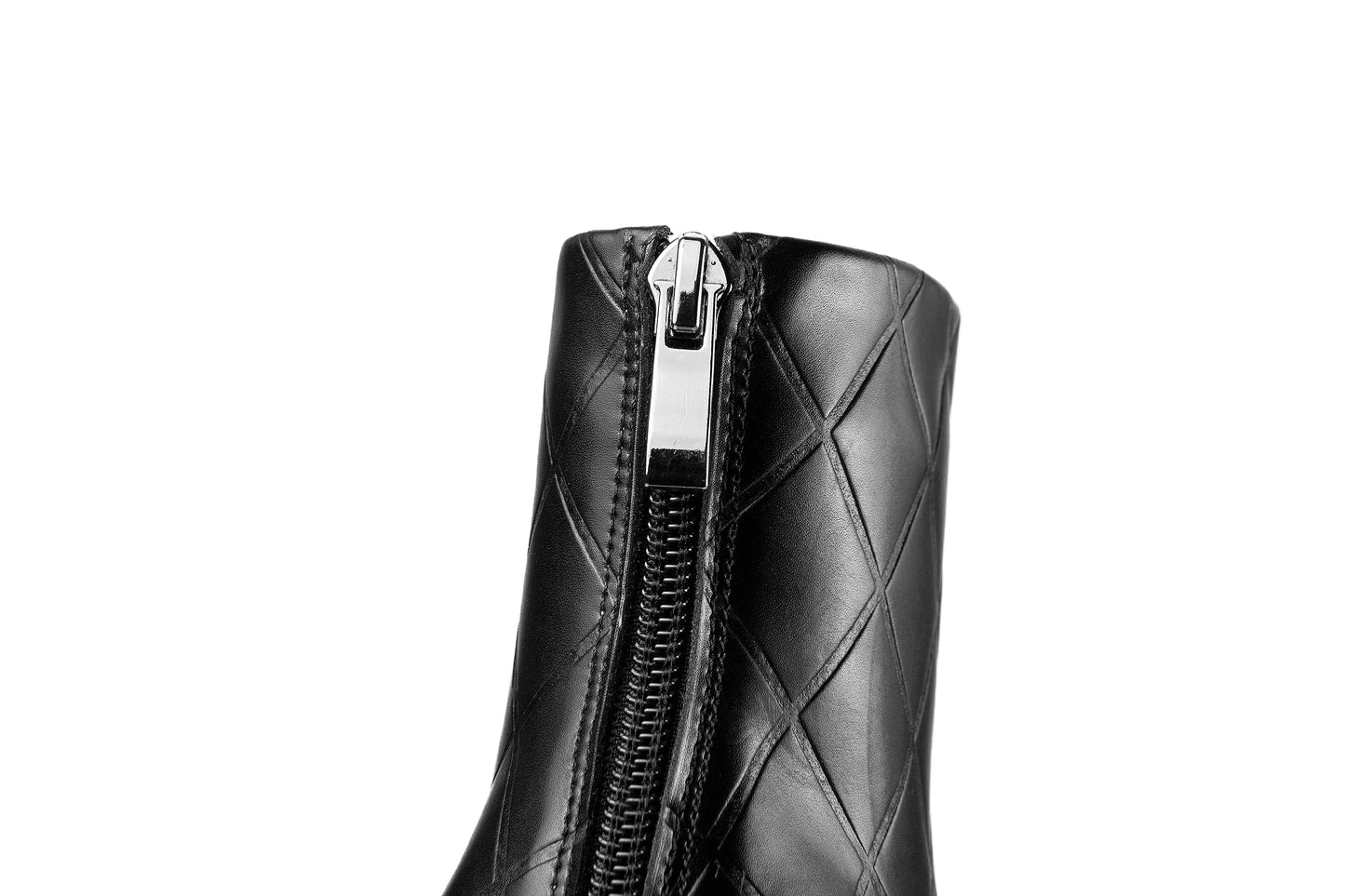 Genuine Leather Women's Handmade Assorted Colors Pointed Toe Stiletto Heel Back Zipper Ankle Boots