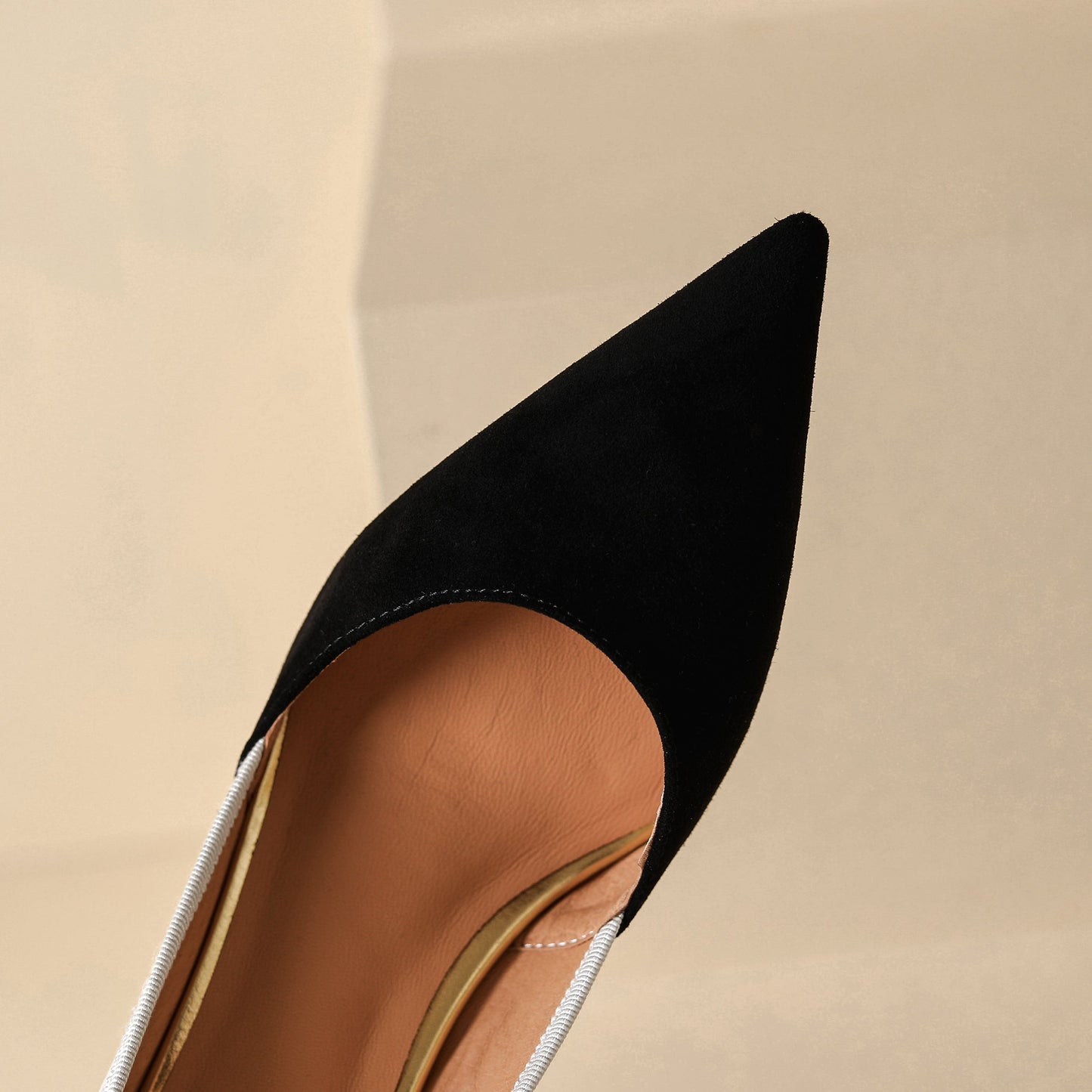 Nine Seven Women's Handmade Assorted Leather Pointed Toe Kitten Heel Slip On Elegant Pumps