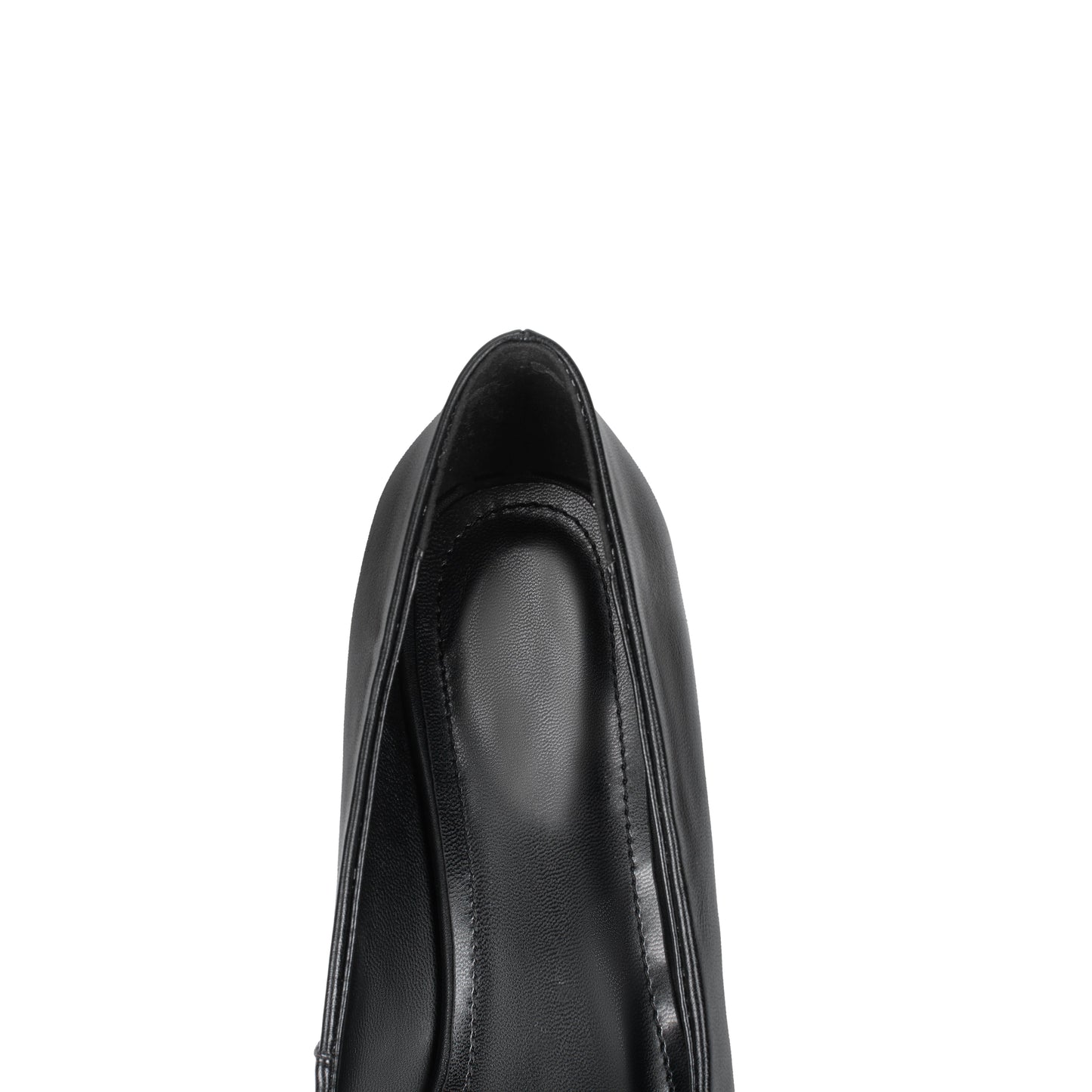 Nine Seven Genuine Leather Women's Handmade Pointed Toe Comfortable Wedge Heel Slip On Pump Shoes