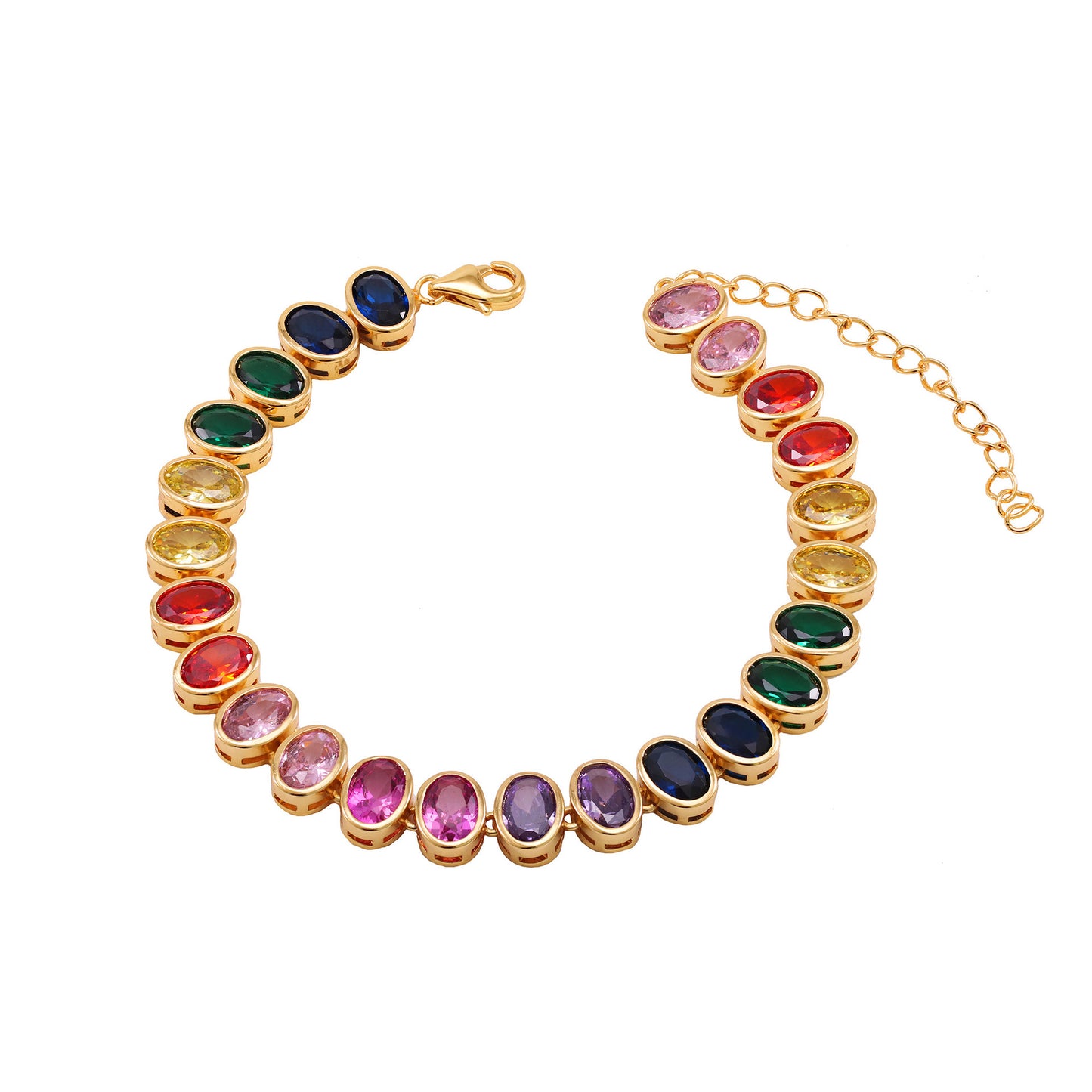 Natural Gemstone Crystal Bead Bracelet for Women Colorful Stone Bracelets